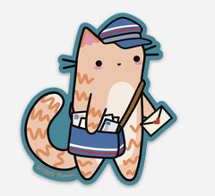 Post’mew Cat Vinyl Sticker