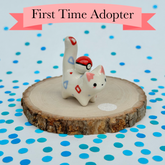 FIRST TIME ADOPTER - Togepi Patterned Mini Mew with Pokeball