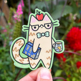 Purr’fessor Cat Vinyl Sticker