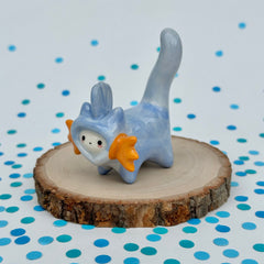 Kitty in Mudkip Costume
