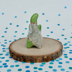 Zombie Cat with a Daisy on its Head