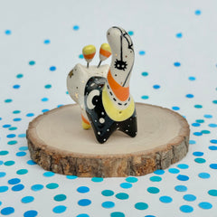 Candy Corn Carnival Hoodie Cat with *Yellow* Gold