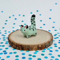 Tiger Mini Mew (Colored Porcelain - Light Blue)