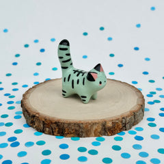 Tiger Mini Mew (Colored Porcelain - Light Blue)