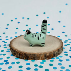 Tiger Mini Mew (Colored Porcelain - Light Blue)