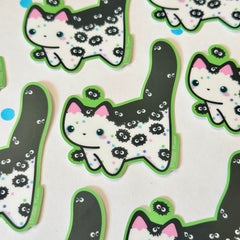 Sootsprite Cat Vinyl Sticker!