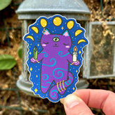 Mystic Cat Magic Vinyl Sticker