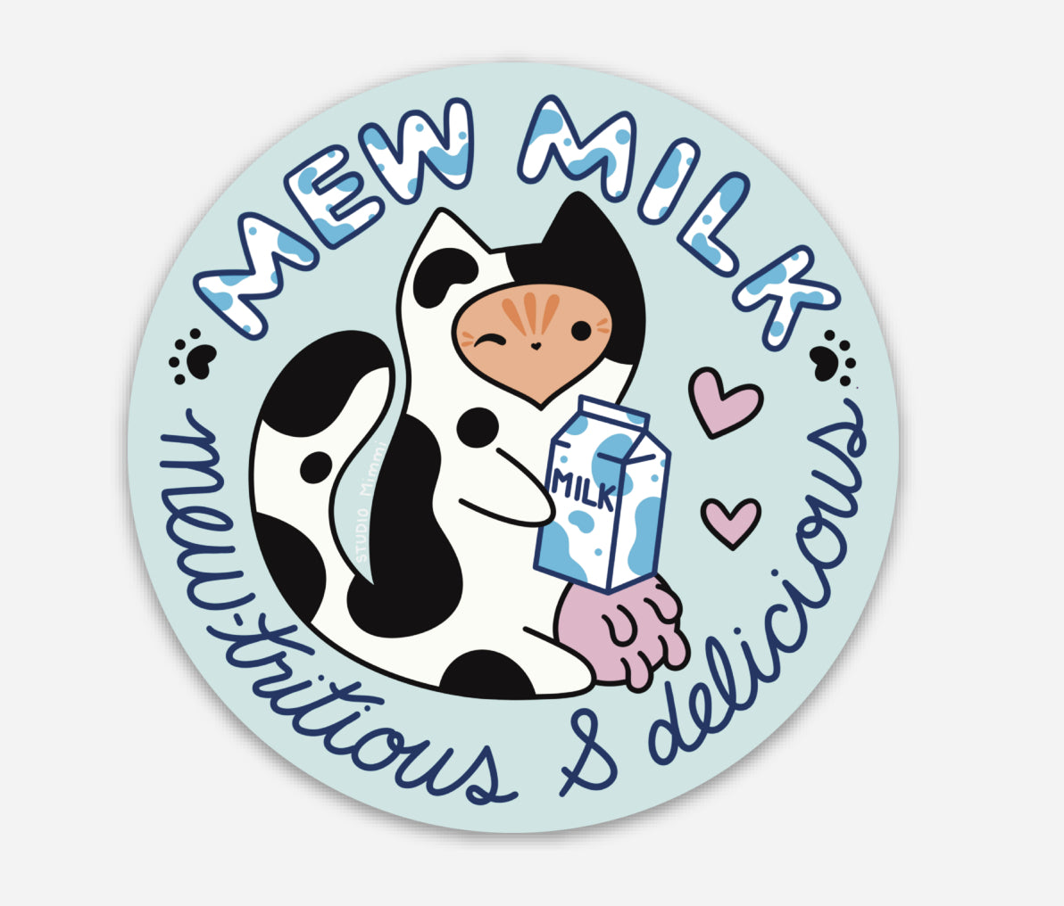 Mew Milk Vinyl Sticker