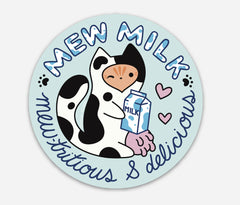 Mew Milk Vinyl Sticker