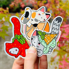 Foodie Cats - Sticker Pack