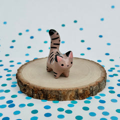 Tiger Mini Mew (Colored Porcelain - Hot Chocolate)