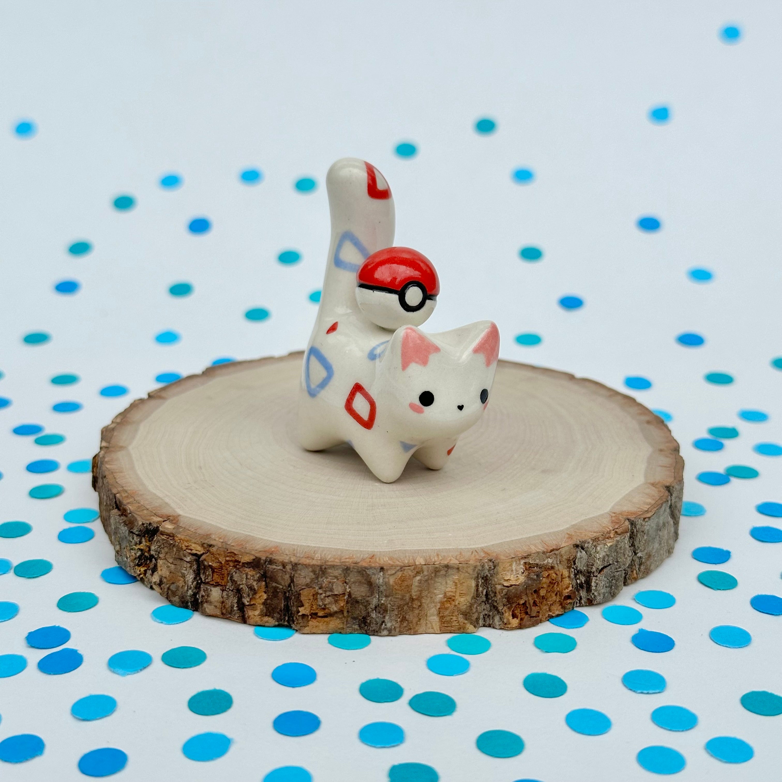 Togepi Patterned Mini Mew with Pokeball