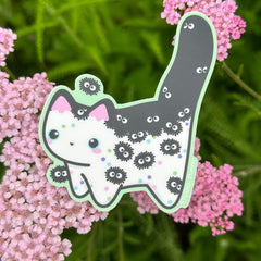 Sootsprite Cat Vinyl Sticker!