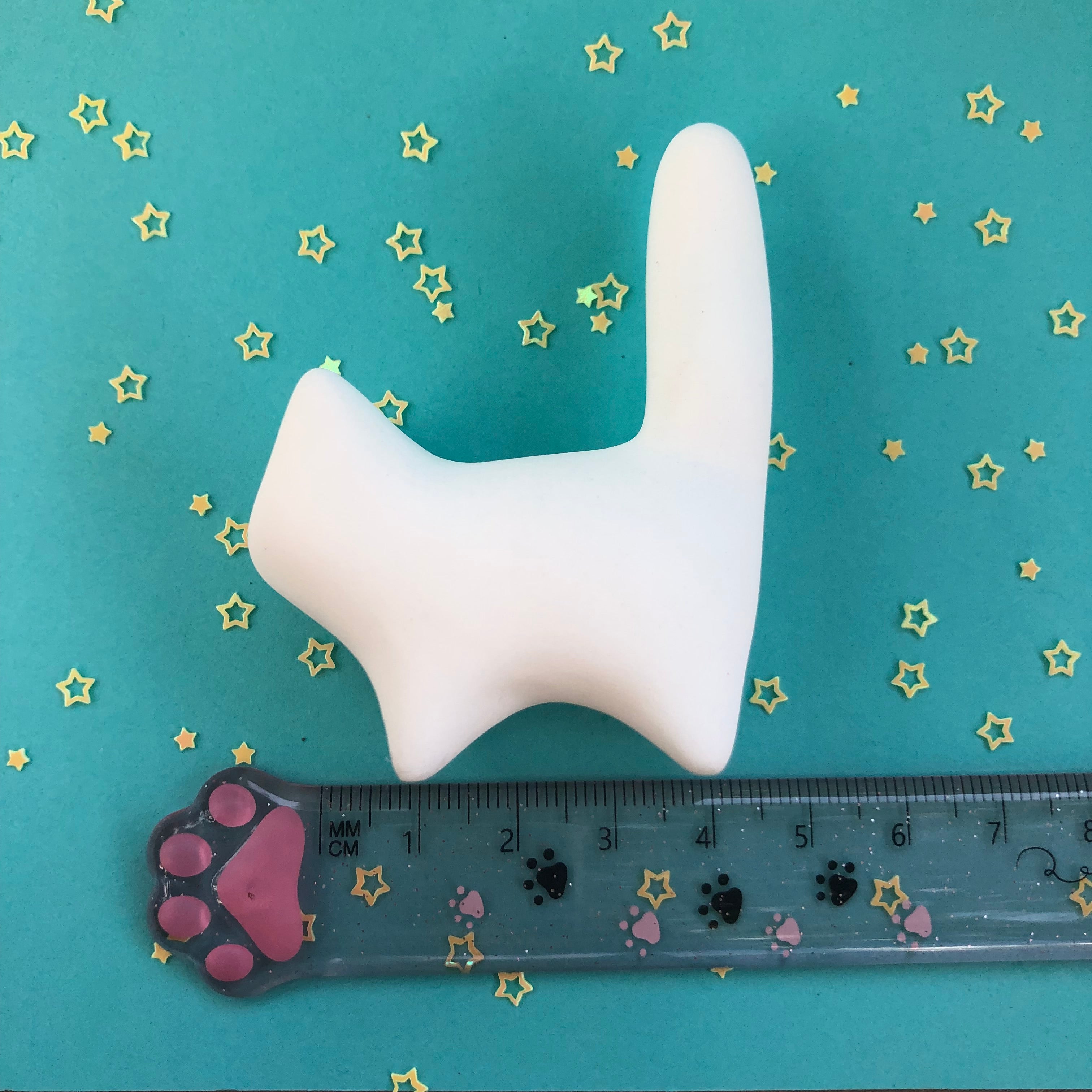 Primed & Ready - Paint Your Own Resin Cat! *WHITE*