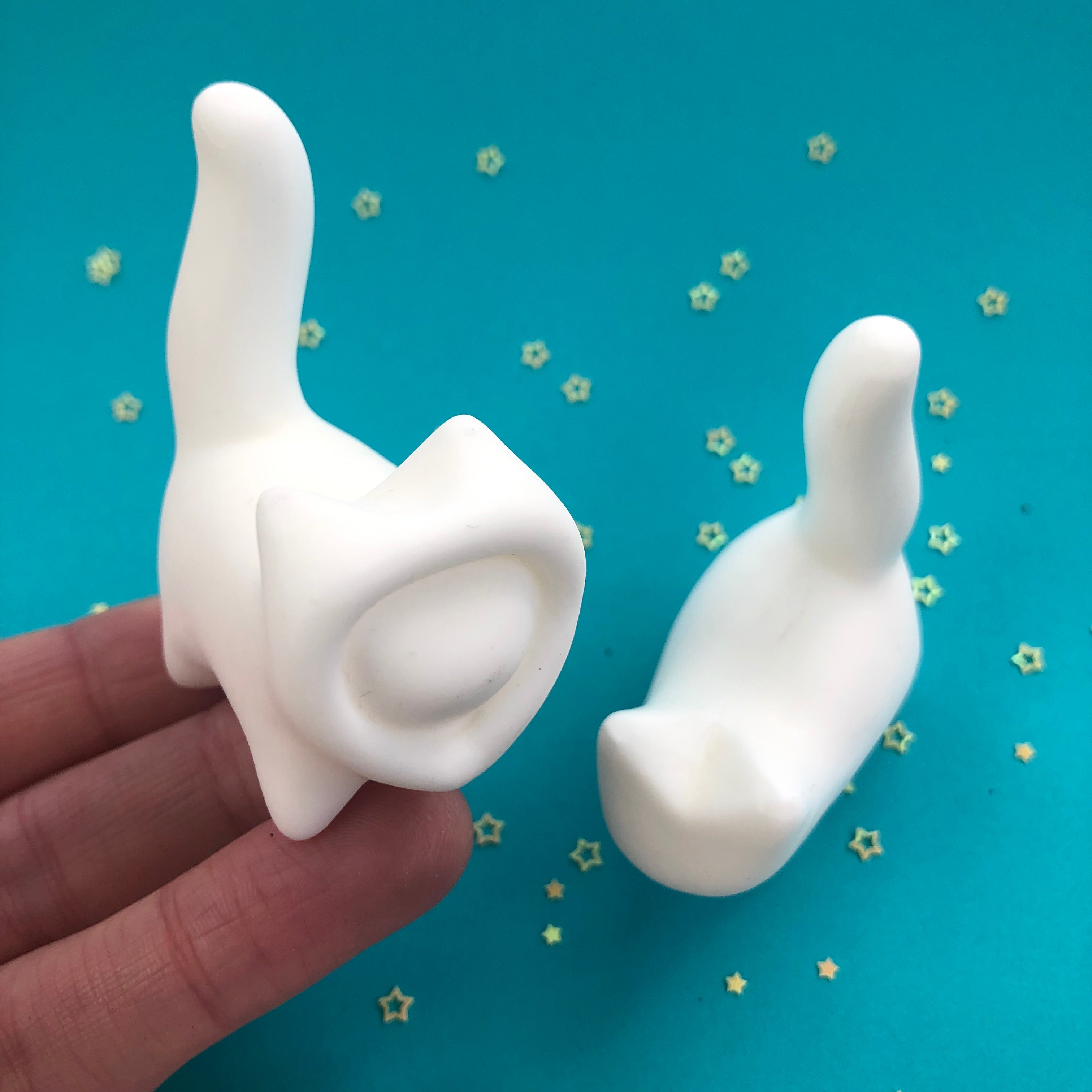 Primed & Ready - Paint Your Own Resin Cat! *WHITE*